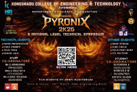 PYRONIX 2K26 Technical Symposium Poster